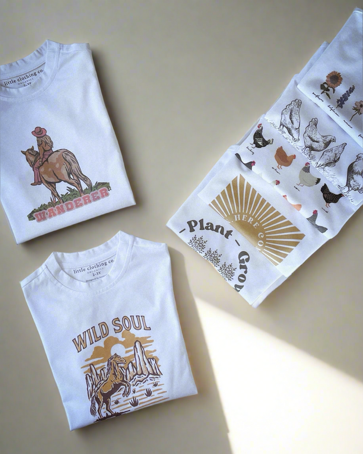 Plant - Grow - Eat - Repeat Tee in Hemp & Organic Cotton / Organic Cotton