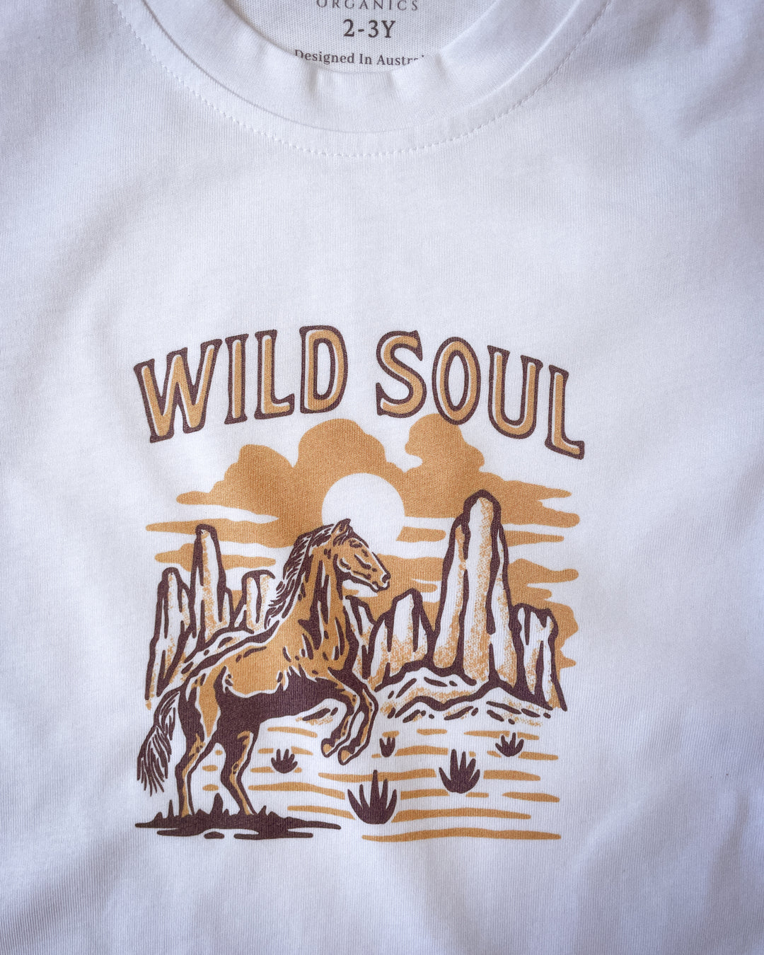 Wild Soul Horse Tee T-Shirt in Organic Cotton