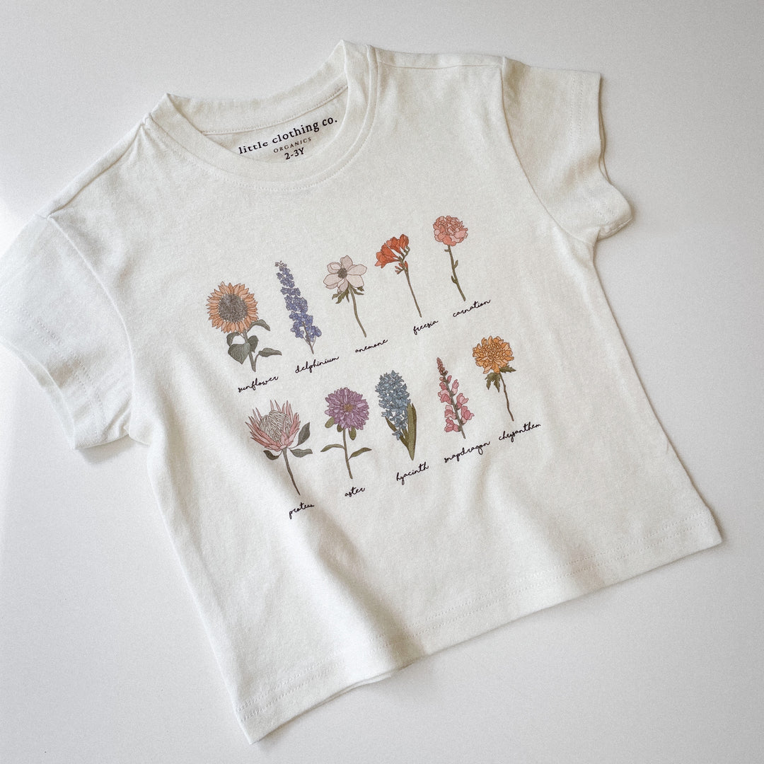 Flower Species Tee in Hemp & Organic Cotton / Organic Cotton
