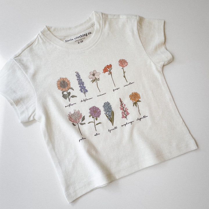 Flower Species Tee in Hemp & Organic Cotton / Organic Cotton