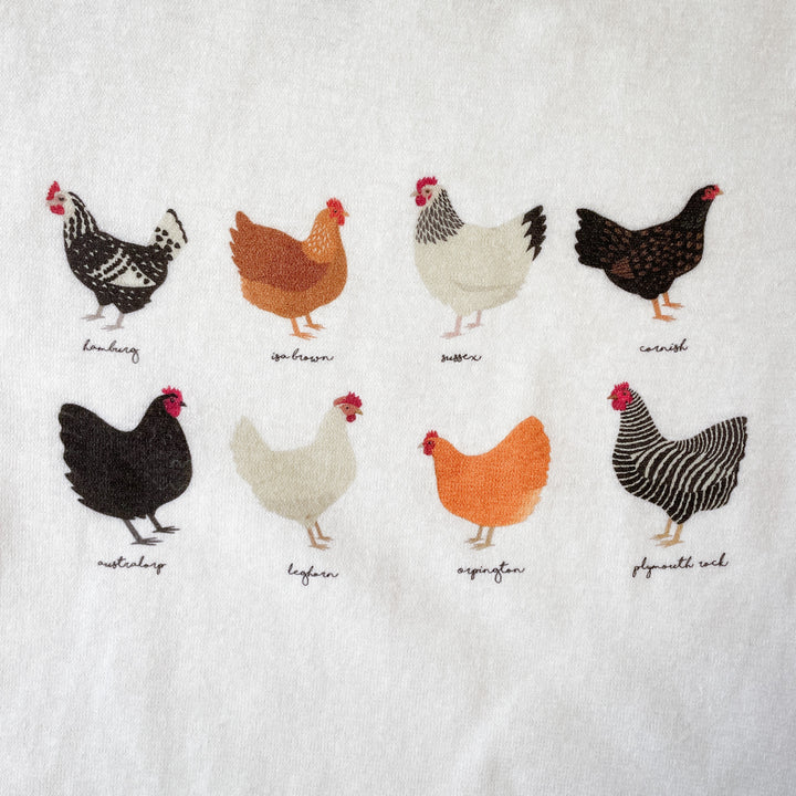 Chicken Variety Tee in Hemp & Organic Cotton / Organic Cotton