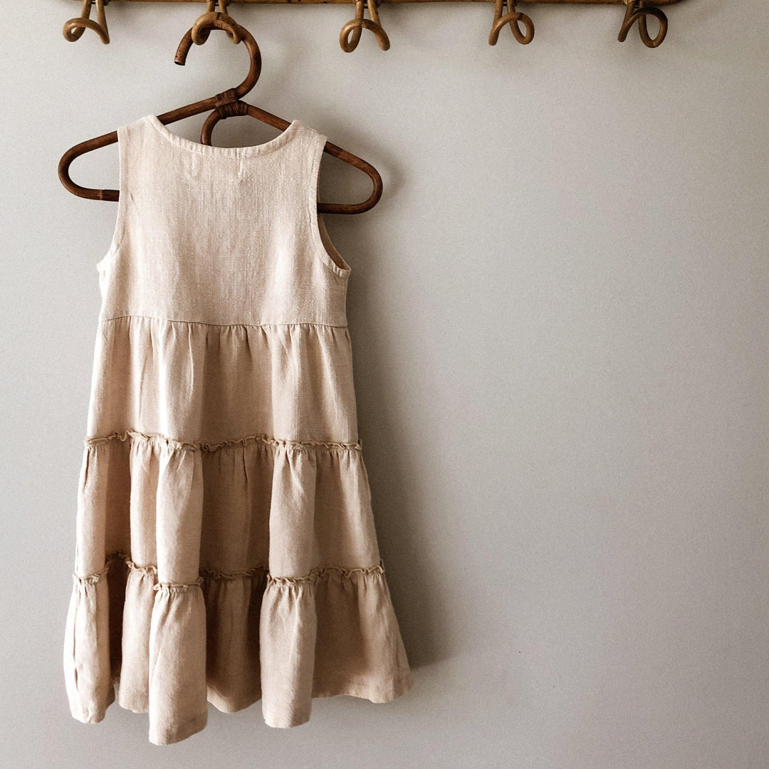 Bohemian Dreaming Maxi Linen Dress - littleclothingco