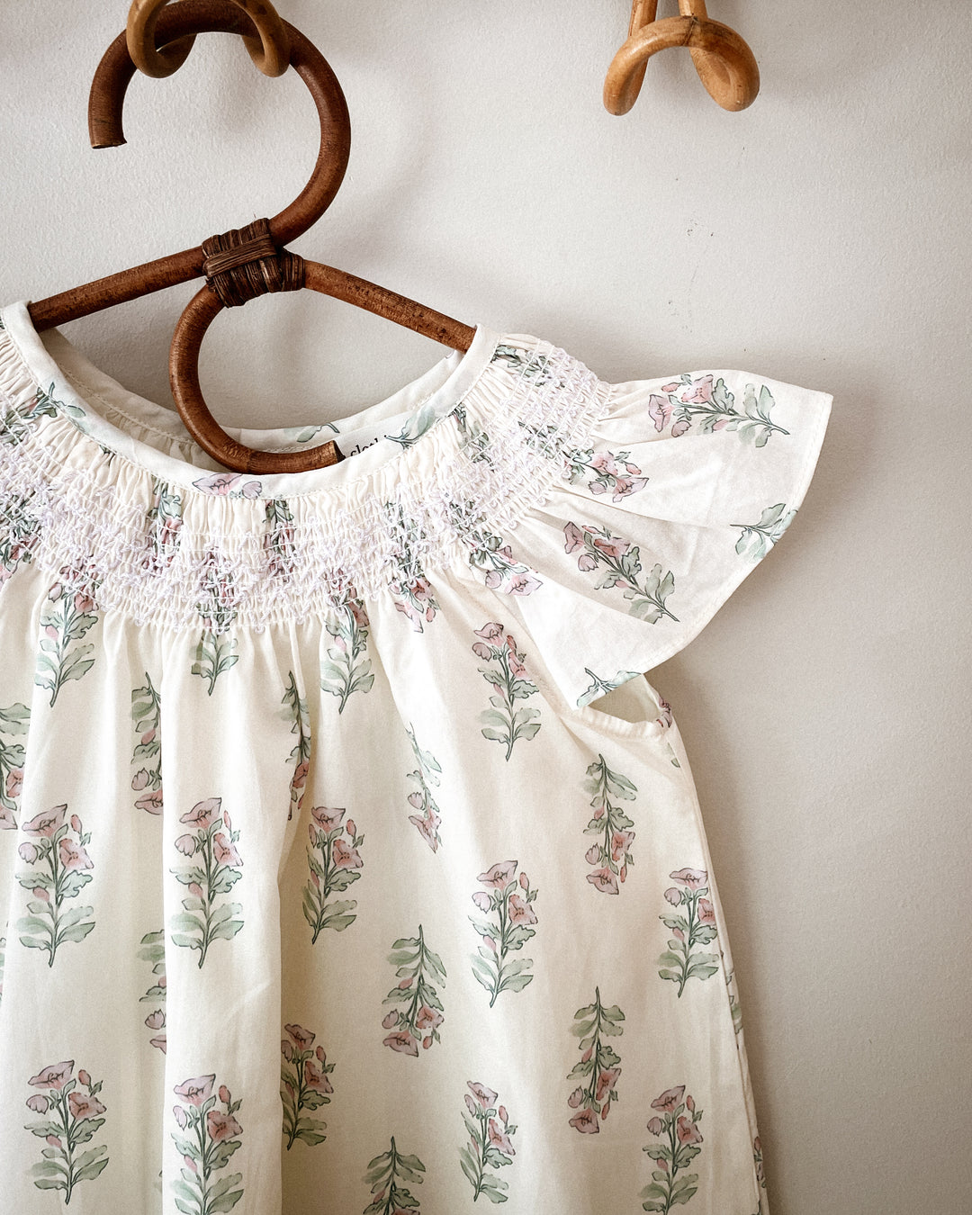 Autumn Falls Petal Floral Dress Girls' Smocked Cotton Dress | Special Occasion & Everyday Wear littleclothingco Autumn Falls Petal Floral Dress Girls' Smocked Cotton Dress | Special Occasion & Everyday Wear littleclothingco