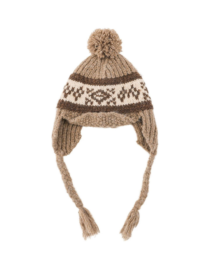 Classic Pom Pom Knit Beanie Free Size
