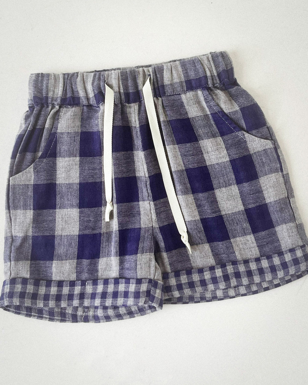 The Summer Lightweight Cotton Check Shorts