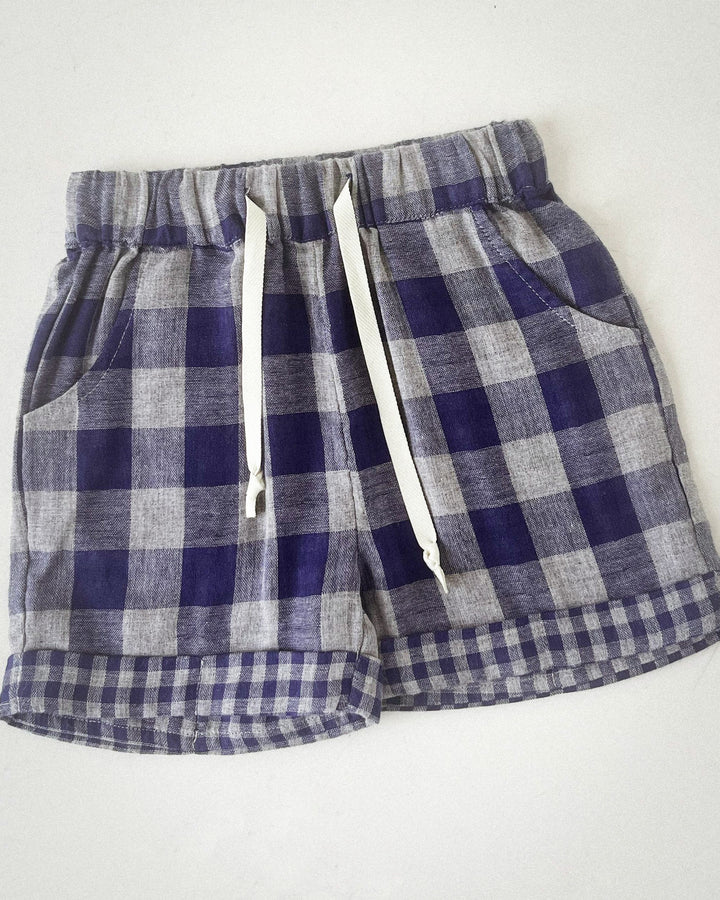 The Summer Lightweight Cotton Check Shorts