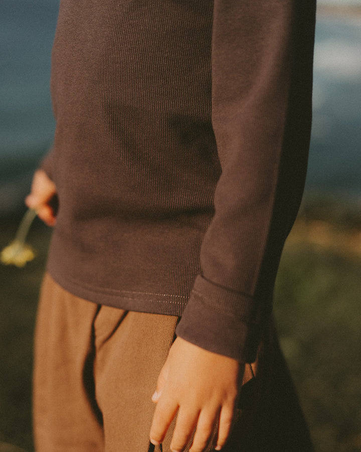 Everyday Essential Ribbed Mock Neck