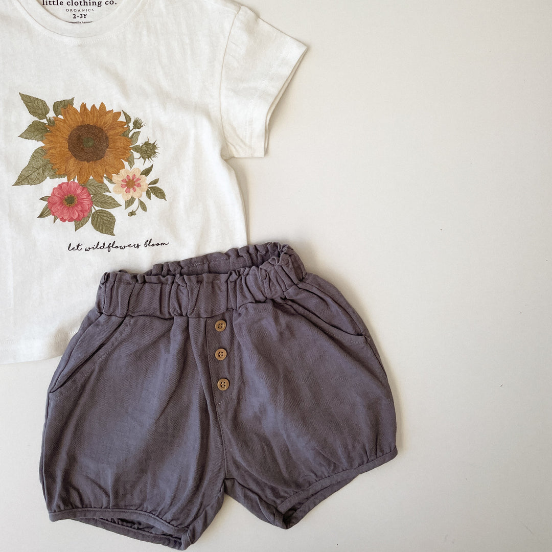 Girls Bubble Cotton Shorts - Size 5-6, 6-8 & 8-10