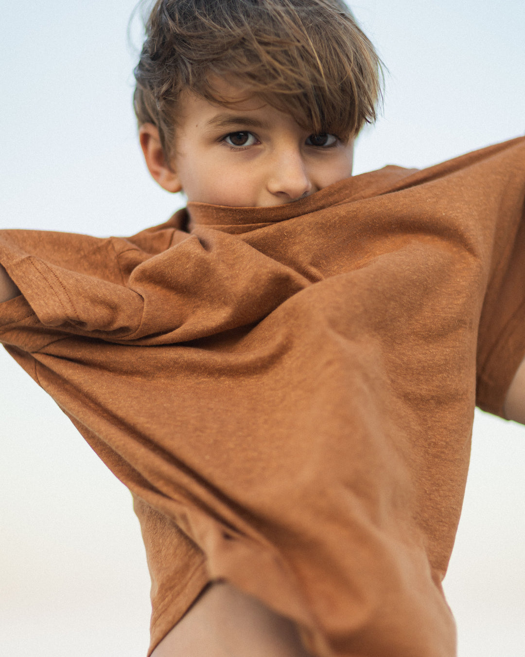 The Everyday Linen Tee in Earthy Shades