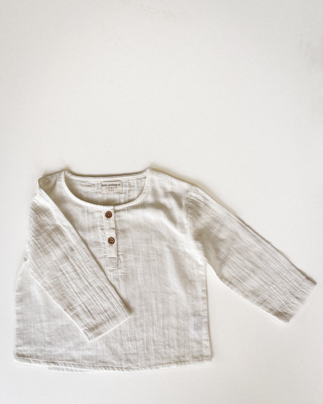 Soft Muslin Breathable Pure Cotton Long Sleeve Shirt