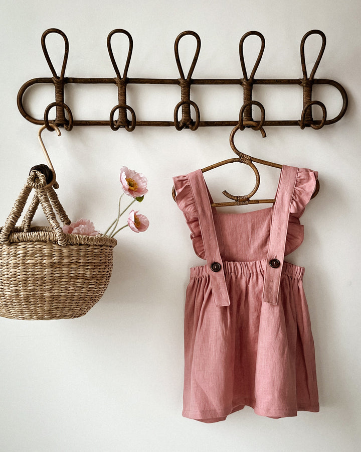 Vintage Dreams 100% Linen Pinafore Dress - Now in Six Colourways!