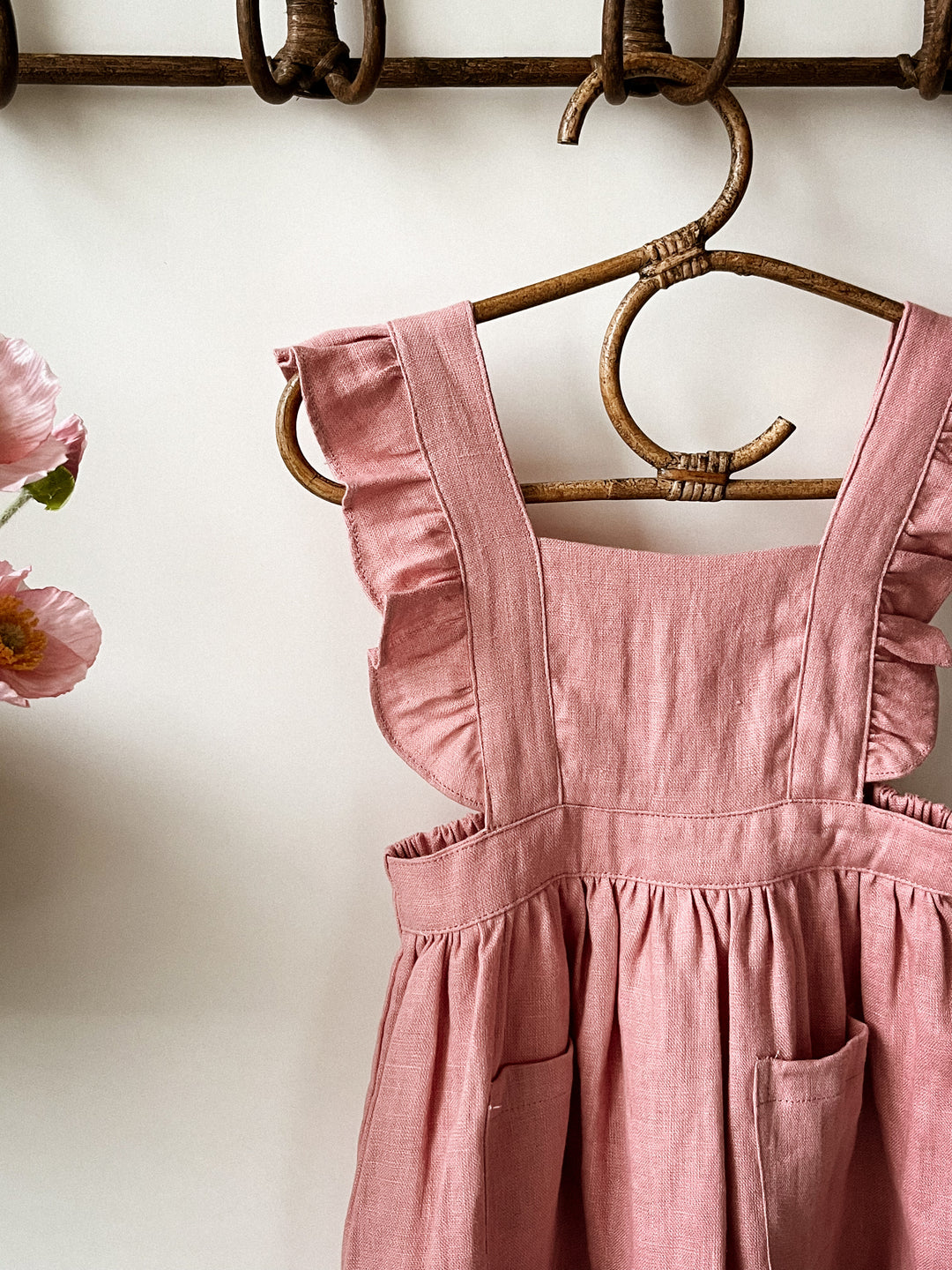 Vintage Dreams 100% Linen Pinafore Dress - Now in Six Colourways!