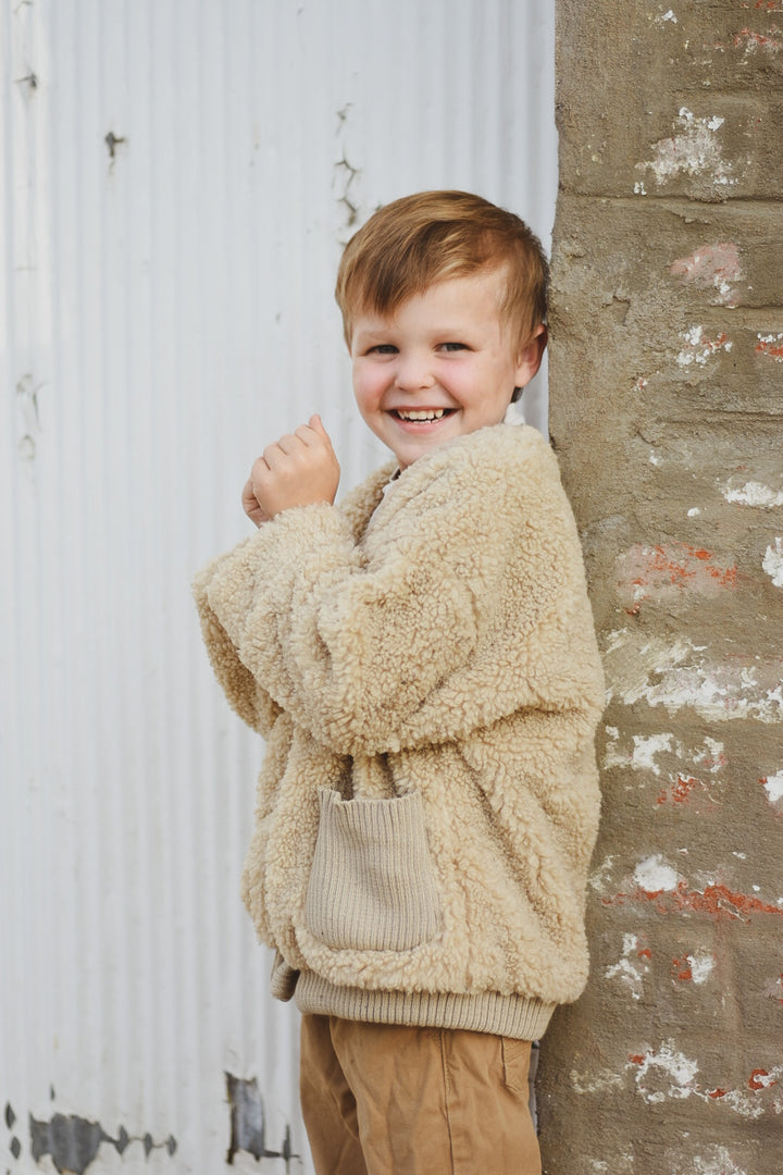The Essential Teddy Jacket in Natural