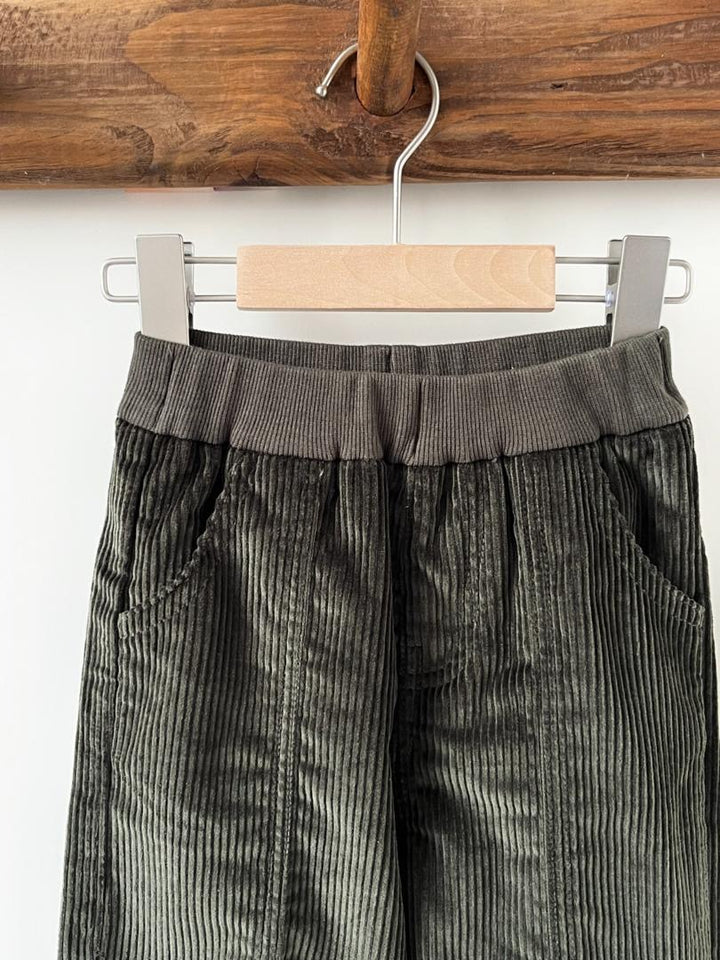 The Everyday Cord Pants - Relaxed Panelled Fit with Ribbed Cuffs