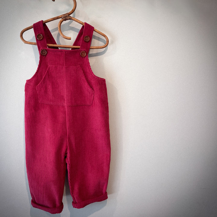 Classic Chunky Corduroy Pocket Long Overalls - Now in Six Colourways!