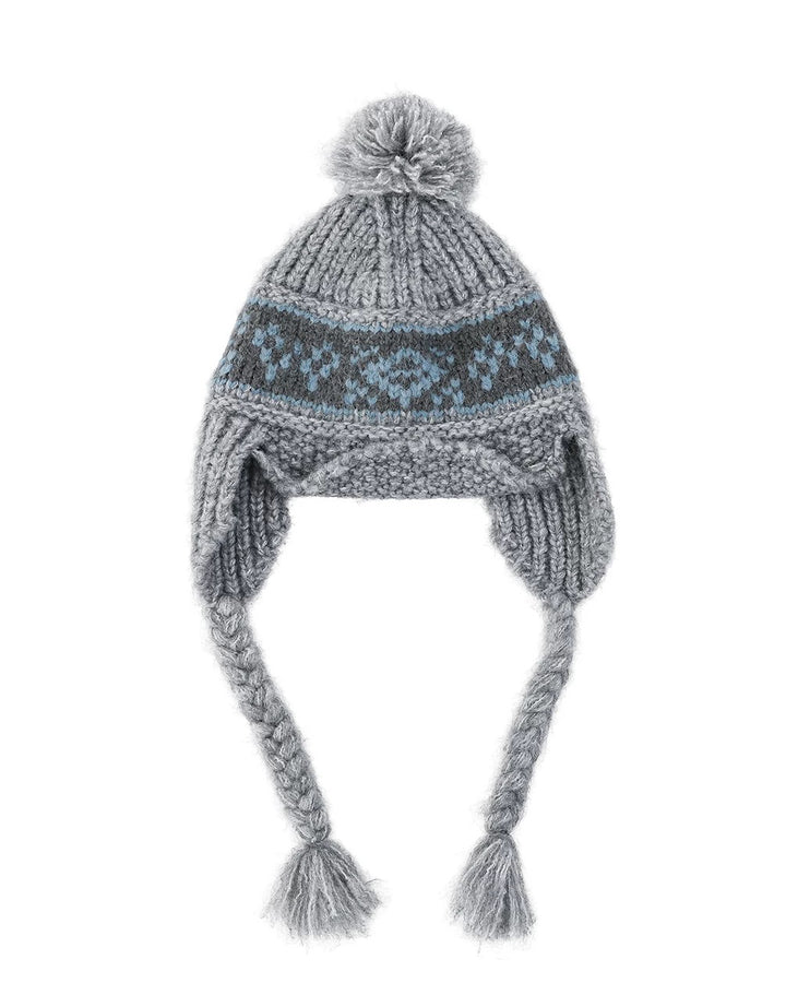 Classic Pom Pom Knit Beanie Free Size