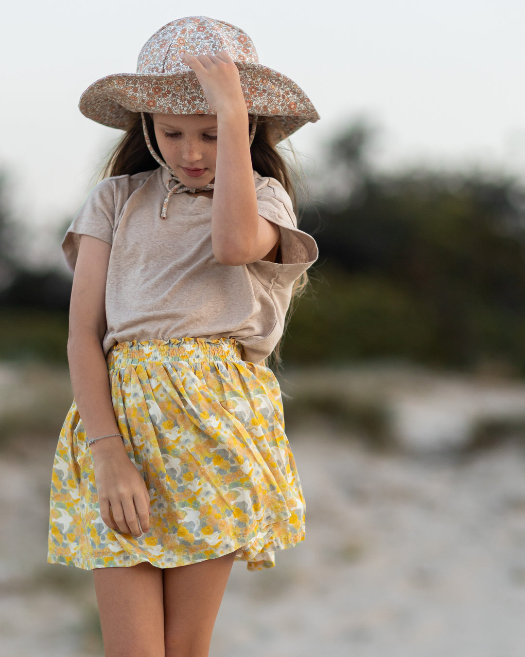 The Everyday Linen Tee in Earthy Shades