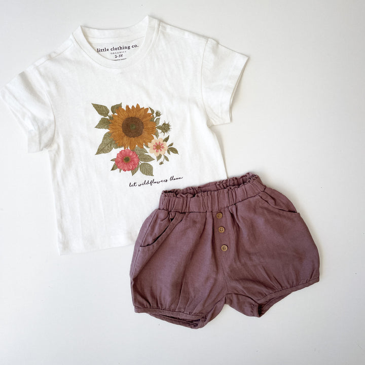 Girls Bubble Cotton Shorts - Size 5-6, 6-8 & 8-10