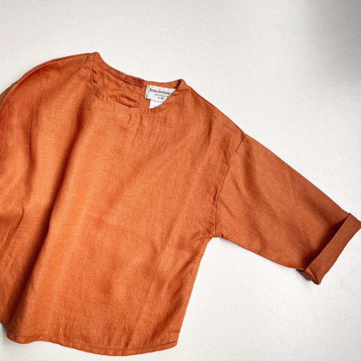 Natural Flax Linen Shirt