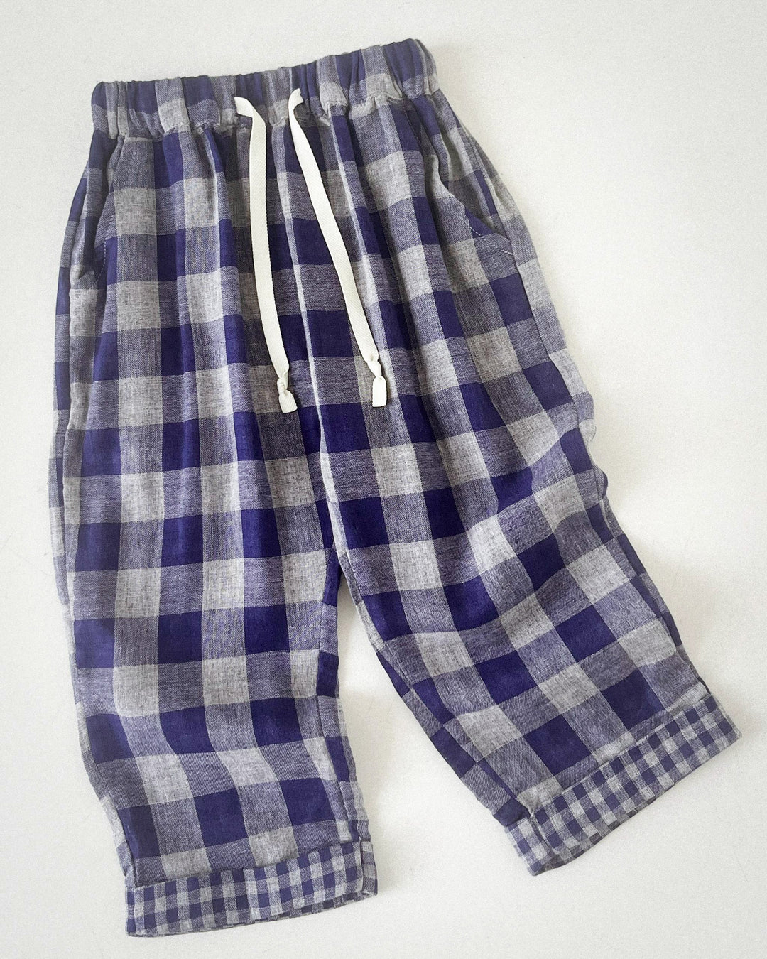 Easy Wear Check Trouser Pants - 100% Cotton