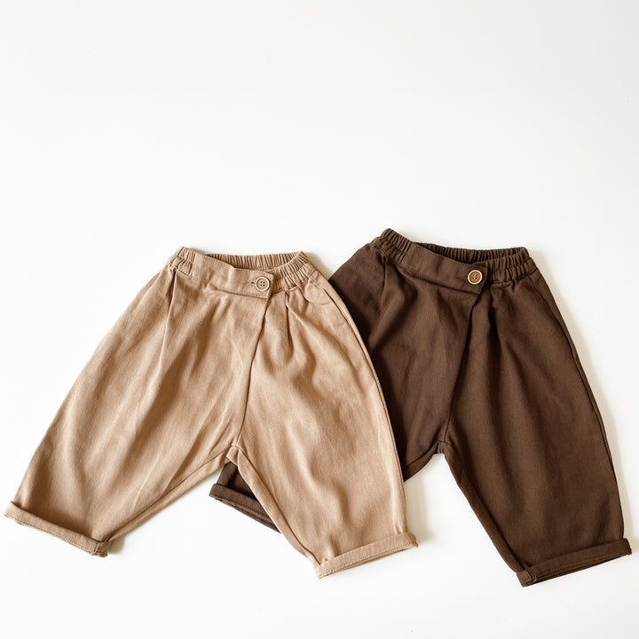 Little Heritage Cotton Twill Trouser Pants - Size 3-4