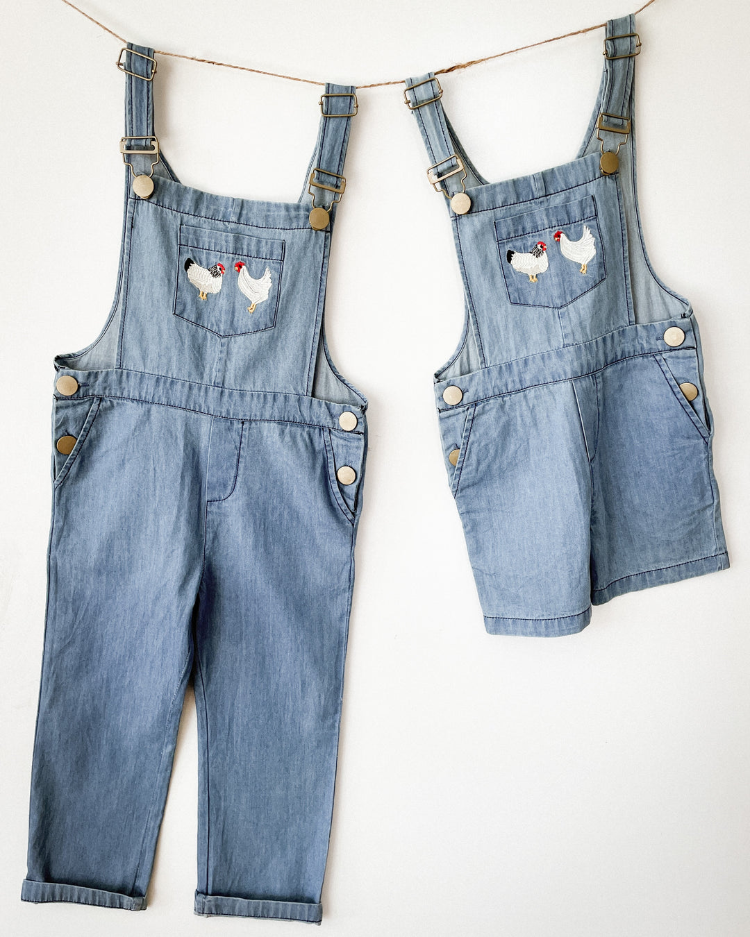Miss Two Denim dungarees with skirt: for sale at 9.99€ on