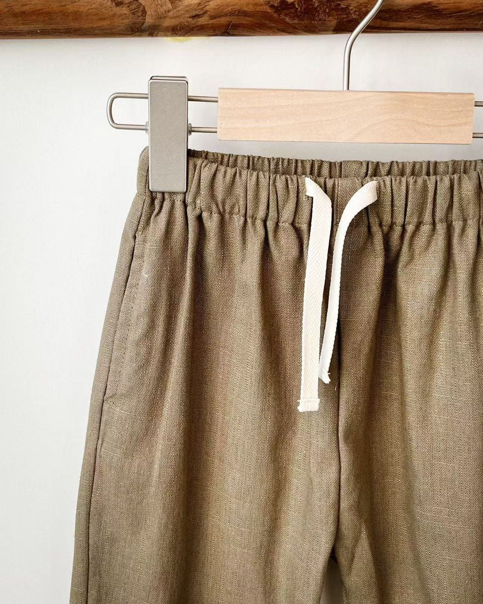 The Easy Pants Linen Drawstring Pants
