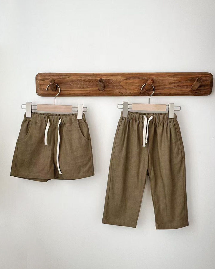 The Easy Shorts Linen Drawstring Shorts