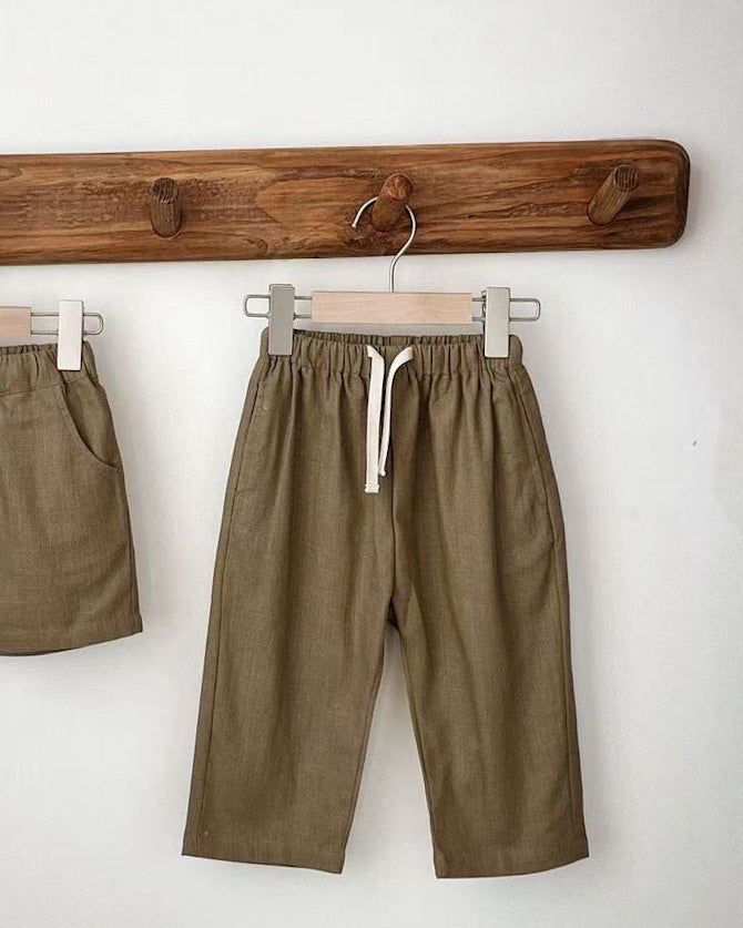 The Easy Pants Linen Drawstring Pants