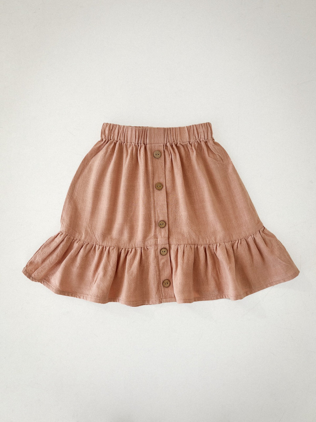 The Gypsy Skirt - Dusty Pink Linen Cotton Blend (New Edition)