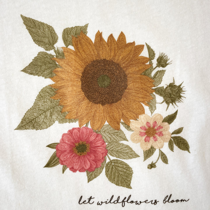 Vintage Wildflowers Tee in Hemp & Organic Cotton