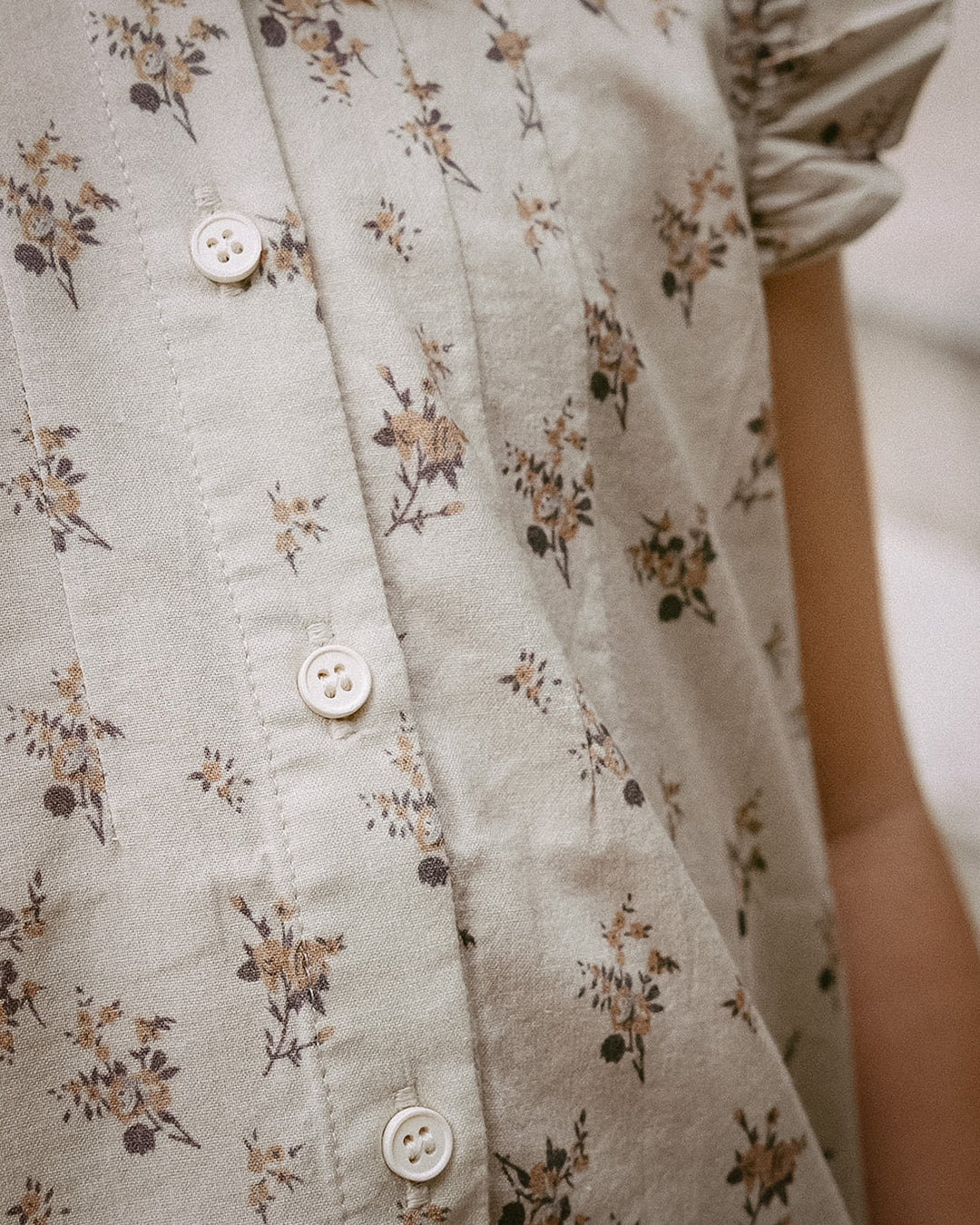 Meadow Dreams Blouse & Pants Set — Vintage-Inspired Floral Two-Piece