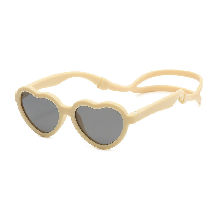 Flexible Heart Sunglasses with Polarised Lenses Ages 0 - 8