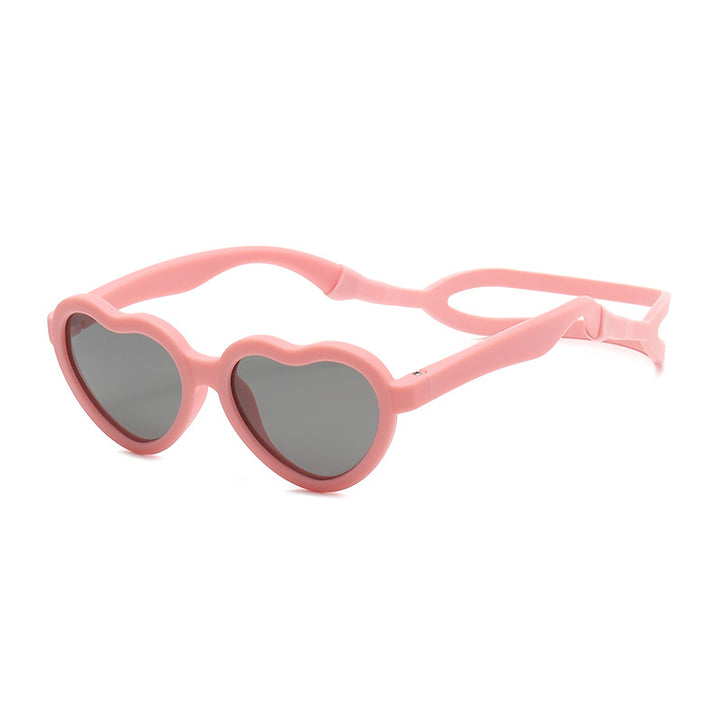Flexible Heart Sunglasses with Polarised Lenses Ages 0 - 8