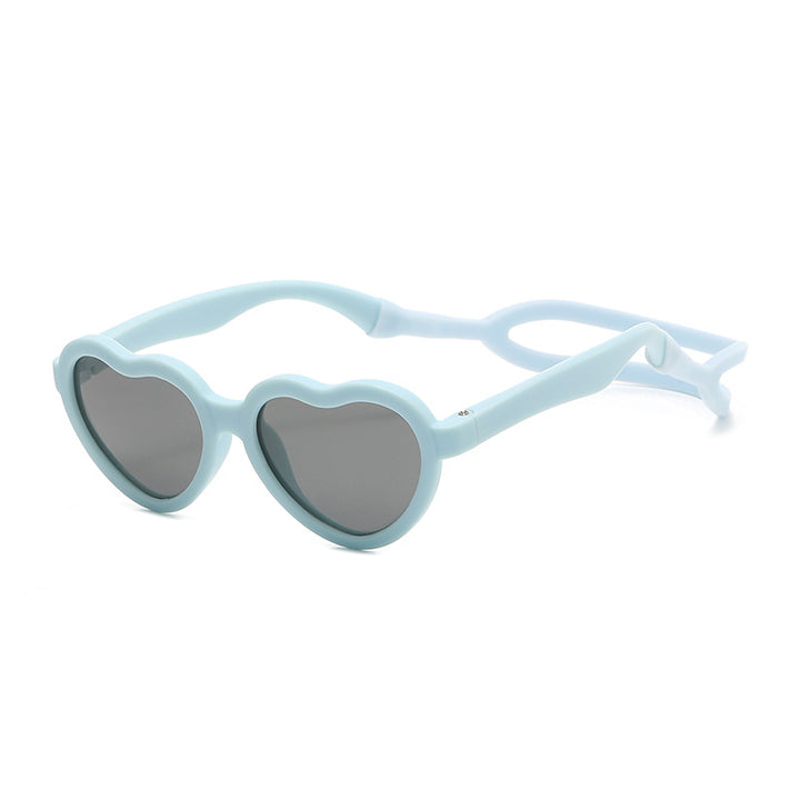 Flexible Heart Sunglasses with Polarised Lenses Ages 0 - 8