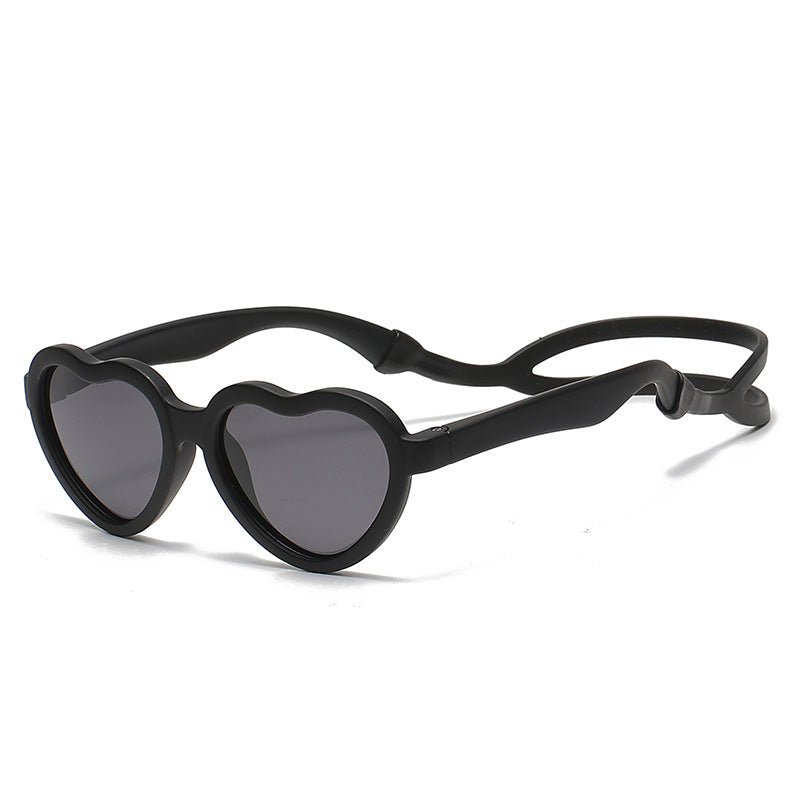 Flexible Heart Sunglasses with Polarised Lenses Ages 0 - 8