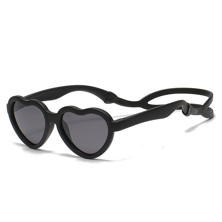 Flexible Heart Sunglasses with Polarised Lenses Ages 0 - 8
