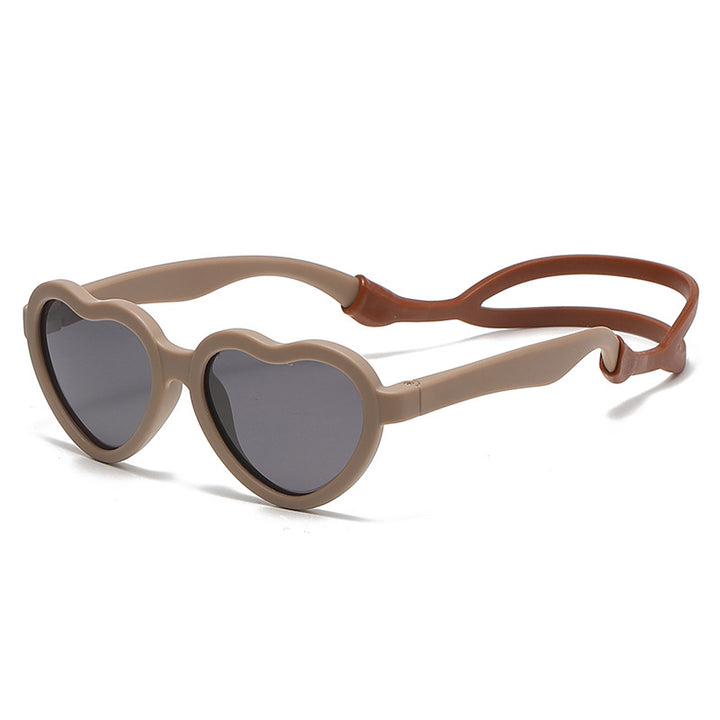 Flexible Heart Sunglasses with Polarised Lenses Ages 0 - 8