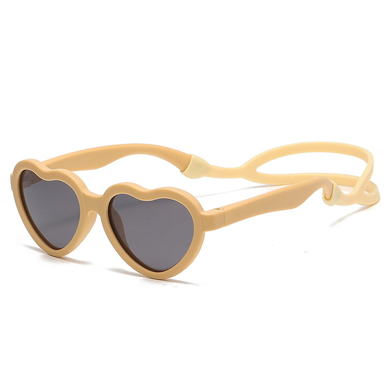 Flexible Heart Sunglasses with Polarised Lenses Ages 0 - 8