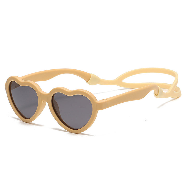 Flexible Heart Sunglasses with Polarised Lenses Ages 0 - 8