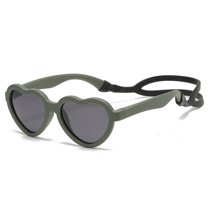 Flexible Heart Sunglasses with Polarised Lenses Ages 0 - 8