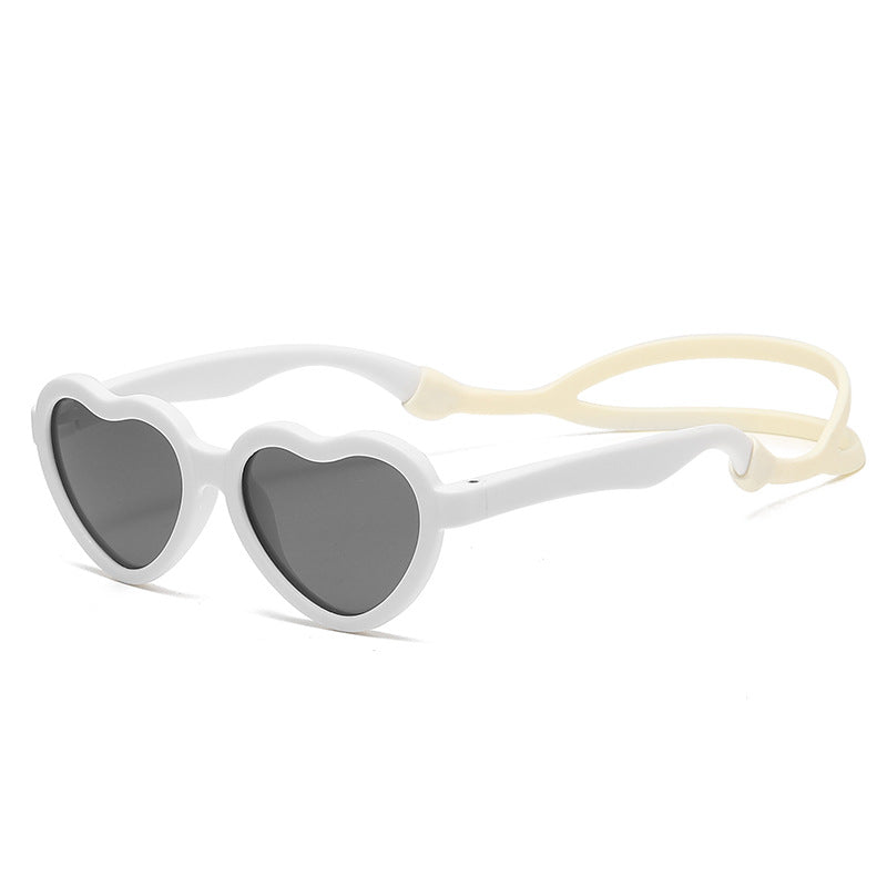 Flexible Heart Sunglasses with Polarised Lenses Ages 0 - 8