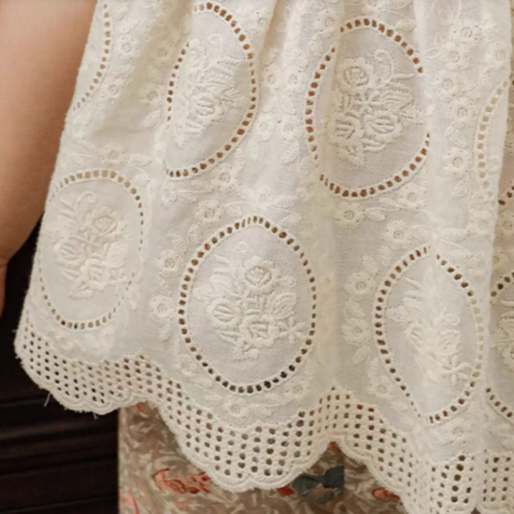 Heirloom Sleeveless Broderie Lace Top