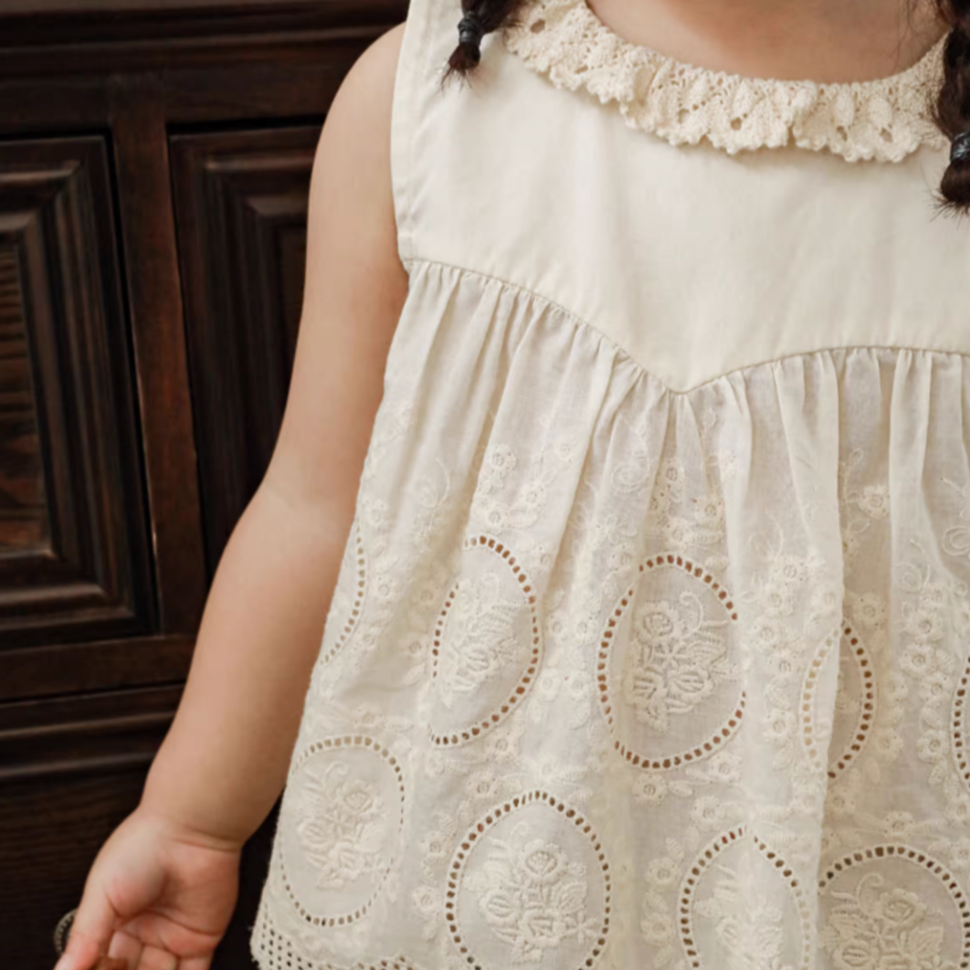 Heirloom Sleeveless Broderie Lace Top