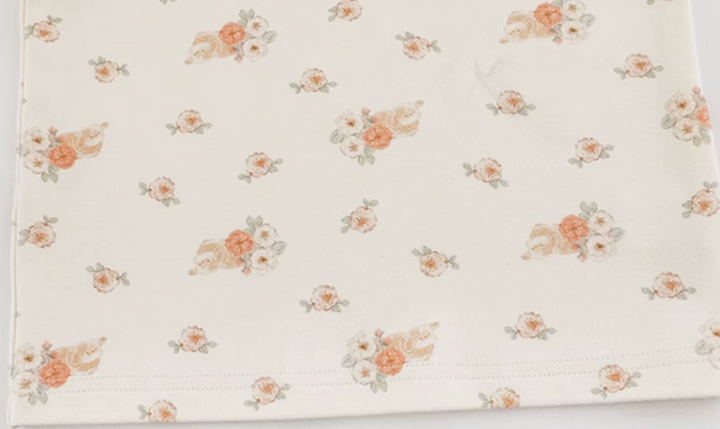 Darling Floral Top with Doll Collar
