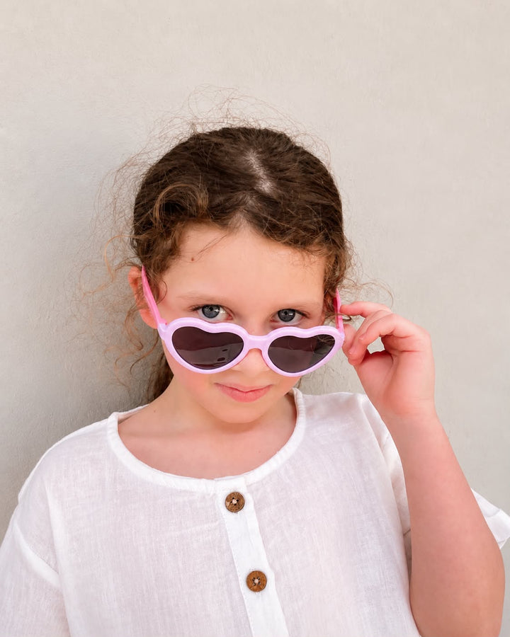 Flexible Heart Sunglasses with Polarised Lenses Ages 0 - 8