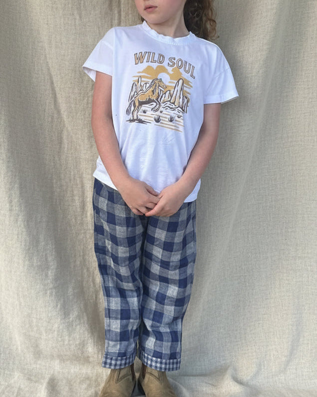 Easy Wear Check Trouser Pants - 100% Cotton