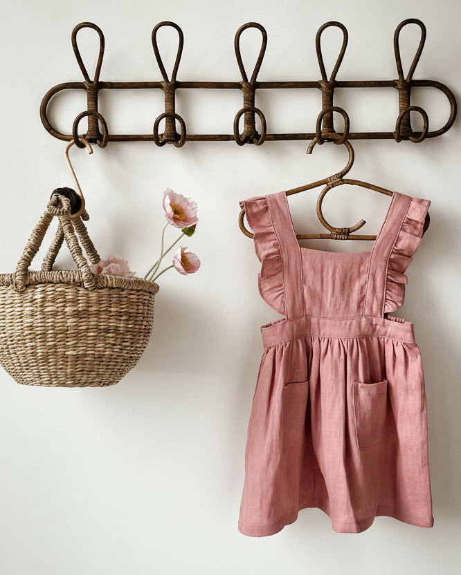 Vintage Dreams 100% Linen Pinafore Dress - Now in Six Colourways!