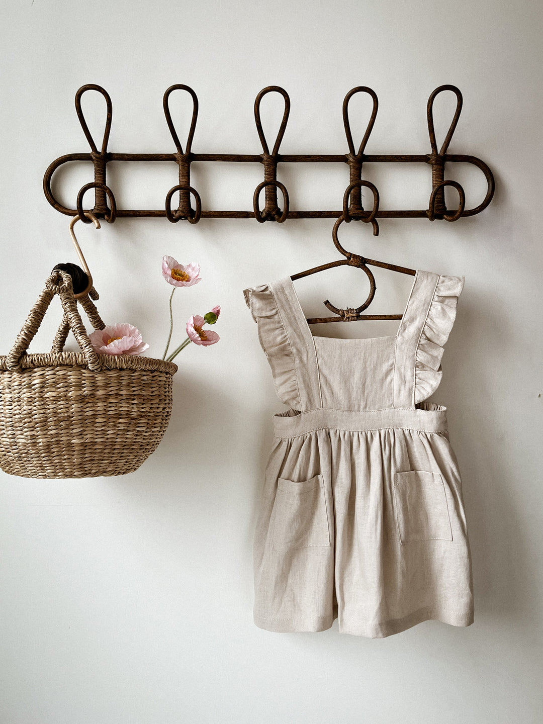 Vintage Dreams 100% Linen Pinafore Dress - Now in Six Colourways!