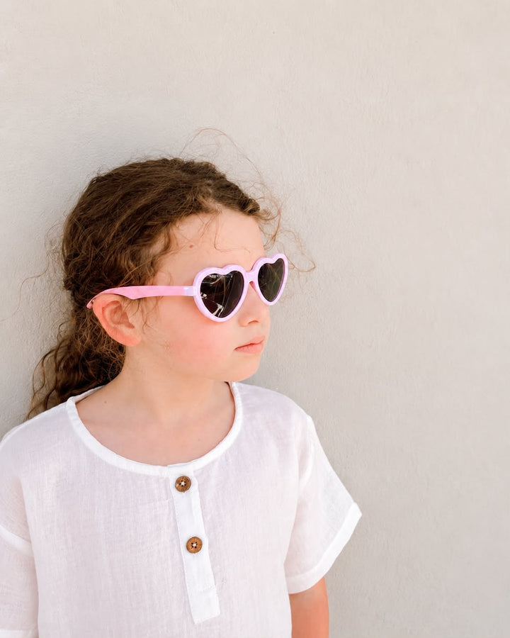Flexible Heart Sunglasses with Polarised Lenses Ages 0 - 8